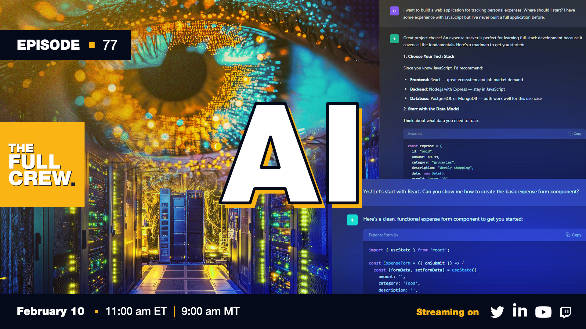 Artificial Intelligence (AI) | Full Crew Episode 77